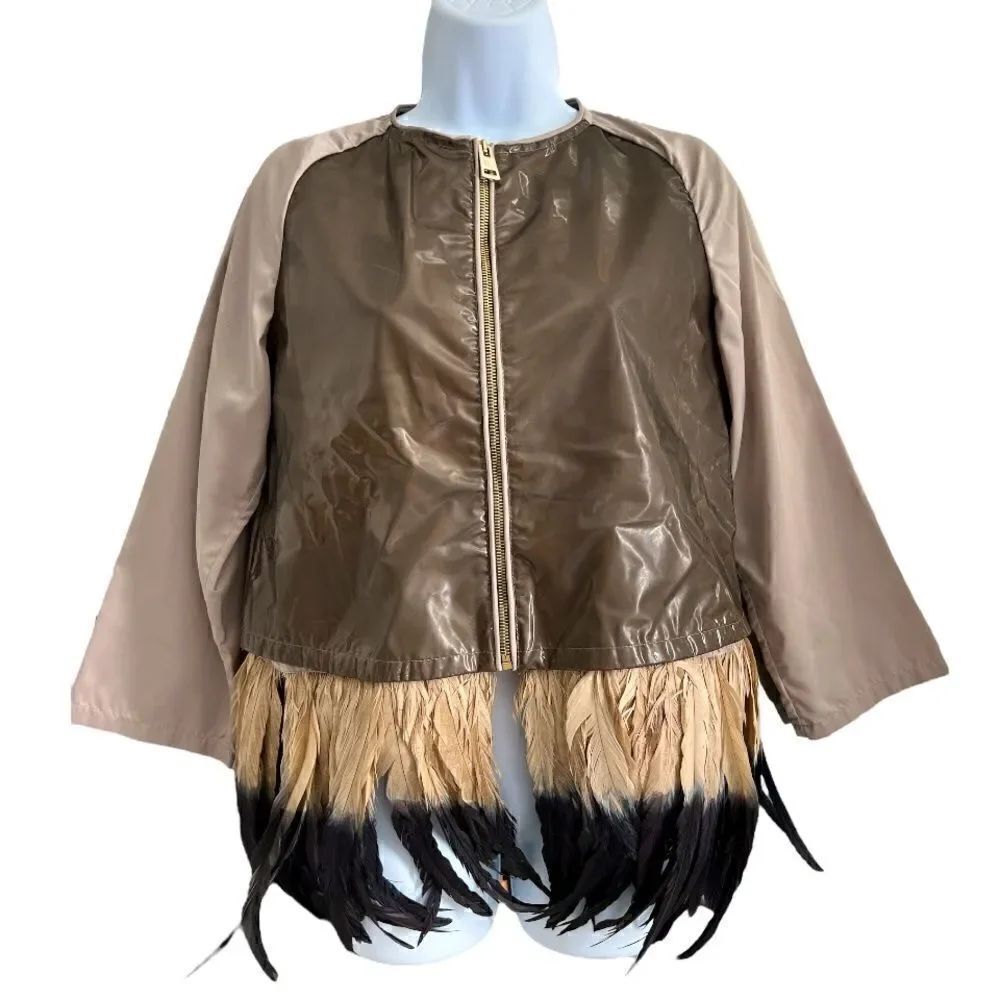 GOOSE Tech The Luxury Really Made In Italy Fashion Jacket Size S.
